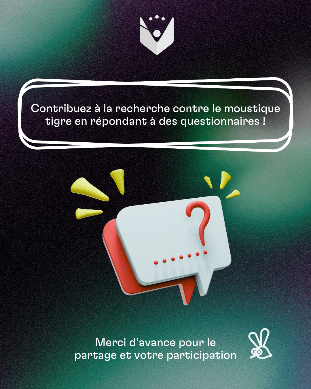 Visuel pou contribuer à l'étude sur la lutte contre le moustique tigre.
